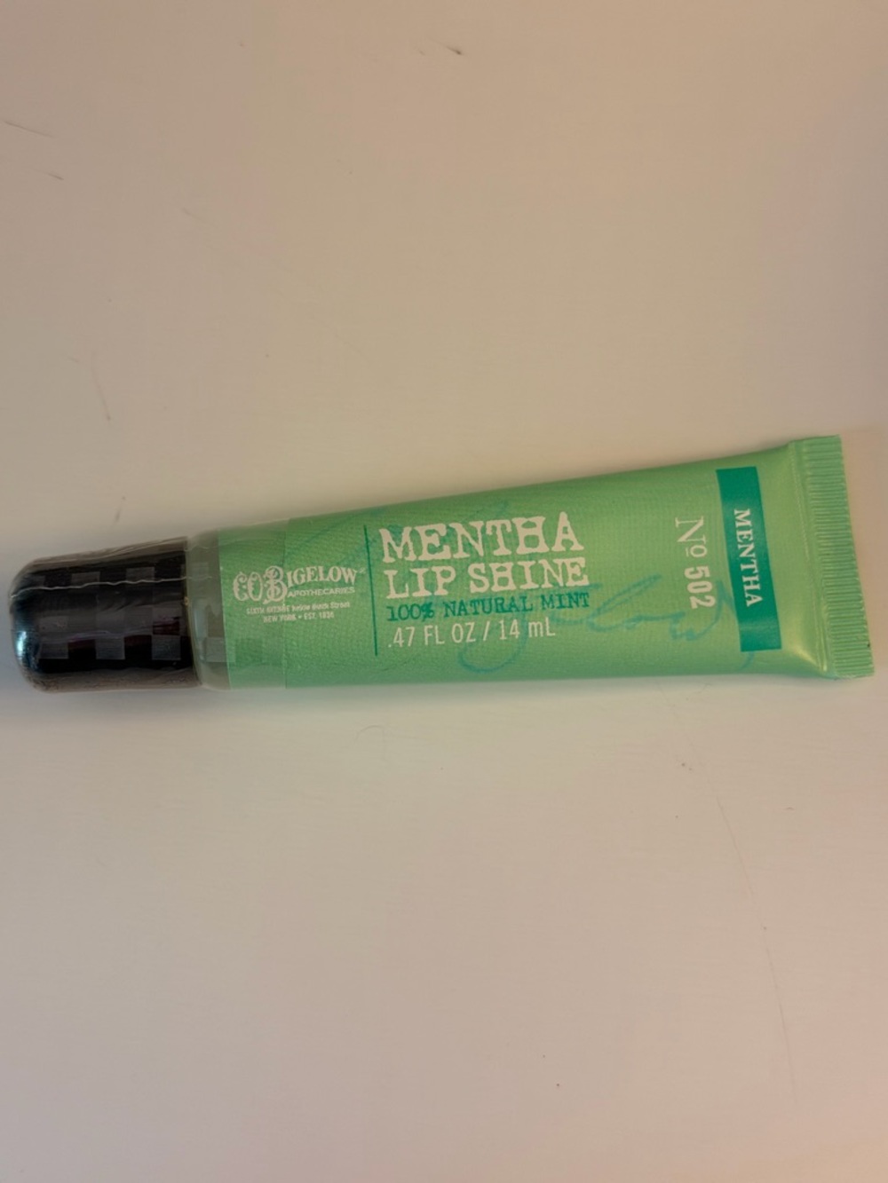 Mentha Lip Shine Mint Lip Gloss - Green